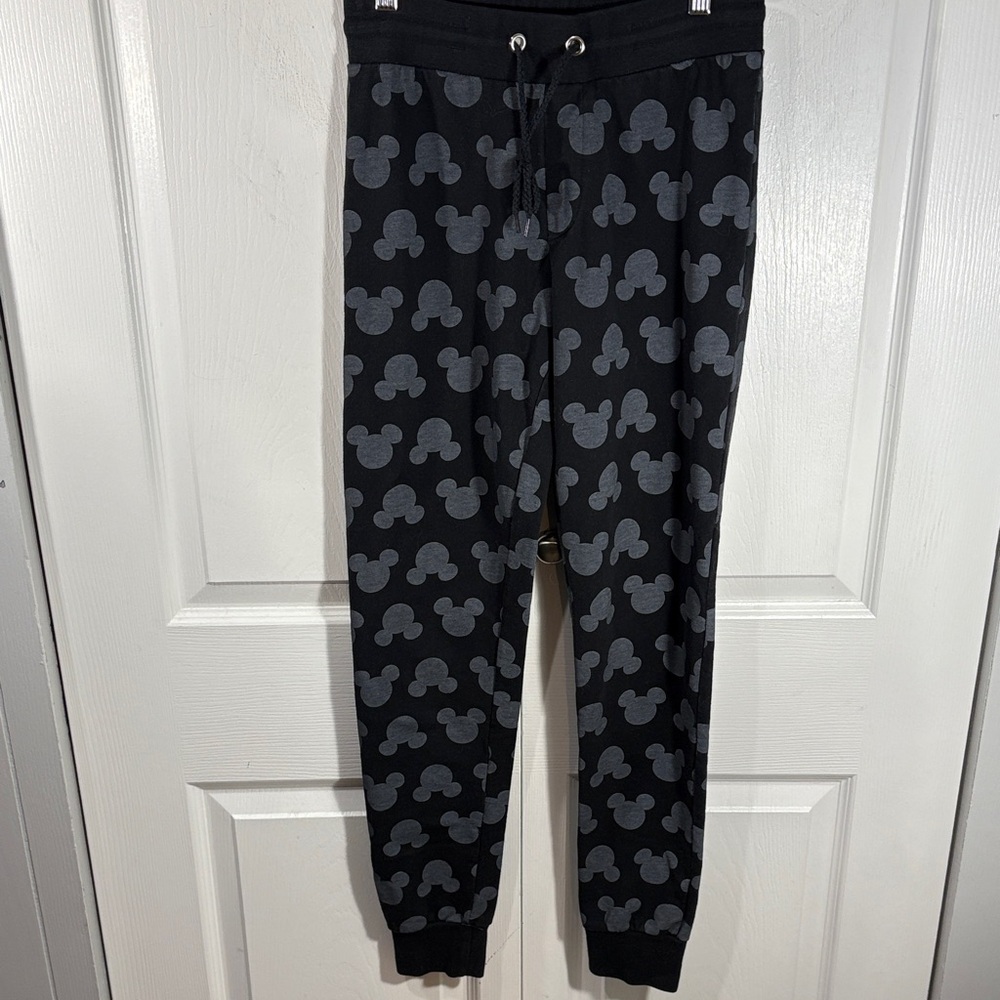Disney Black and Gray Mickey Mouse Pajama Pants - Picture 2 of 6